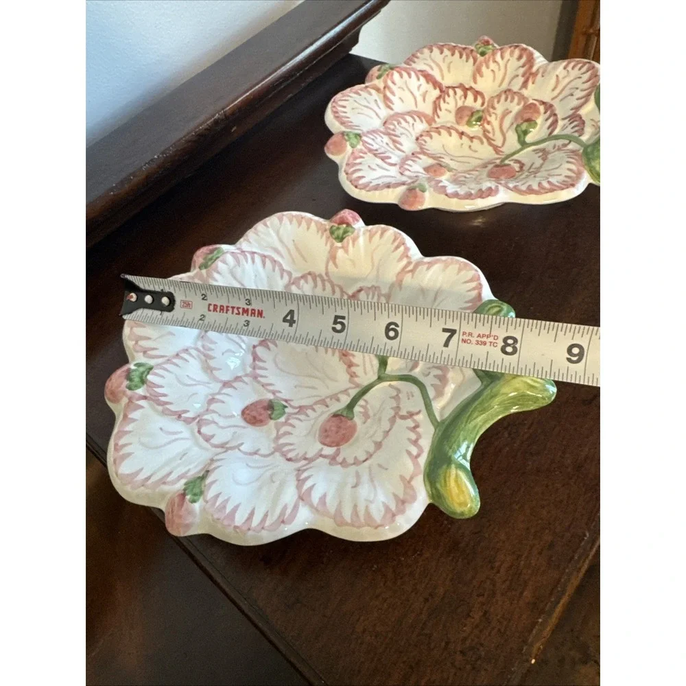 2 - Neuwirth Strawberry Dishes Pair Set